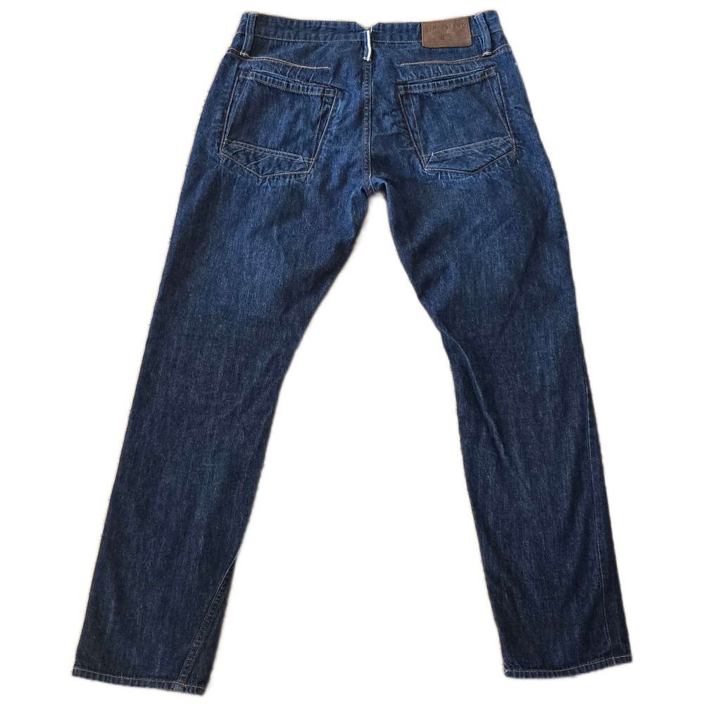 Appleseeds Petites Womens 10P Straight Leg Jeans Medium Wash Blue Denim A12843